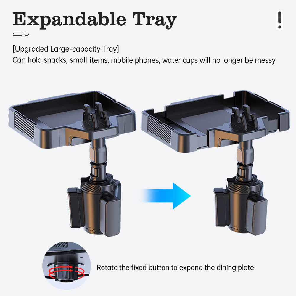 Upgraded Car Cup Holder Expand - Food Snacks Drinks ulasan dan harga