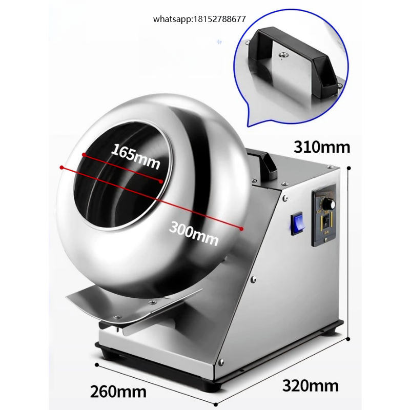 Tabletop Snack Coating Machine - Popcorn ulasan dan harga
