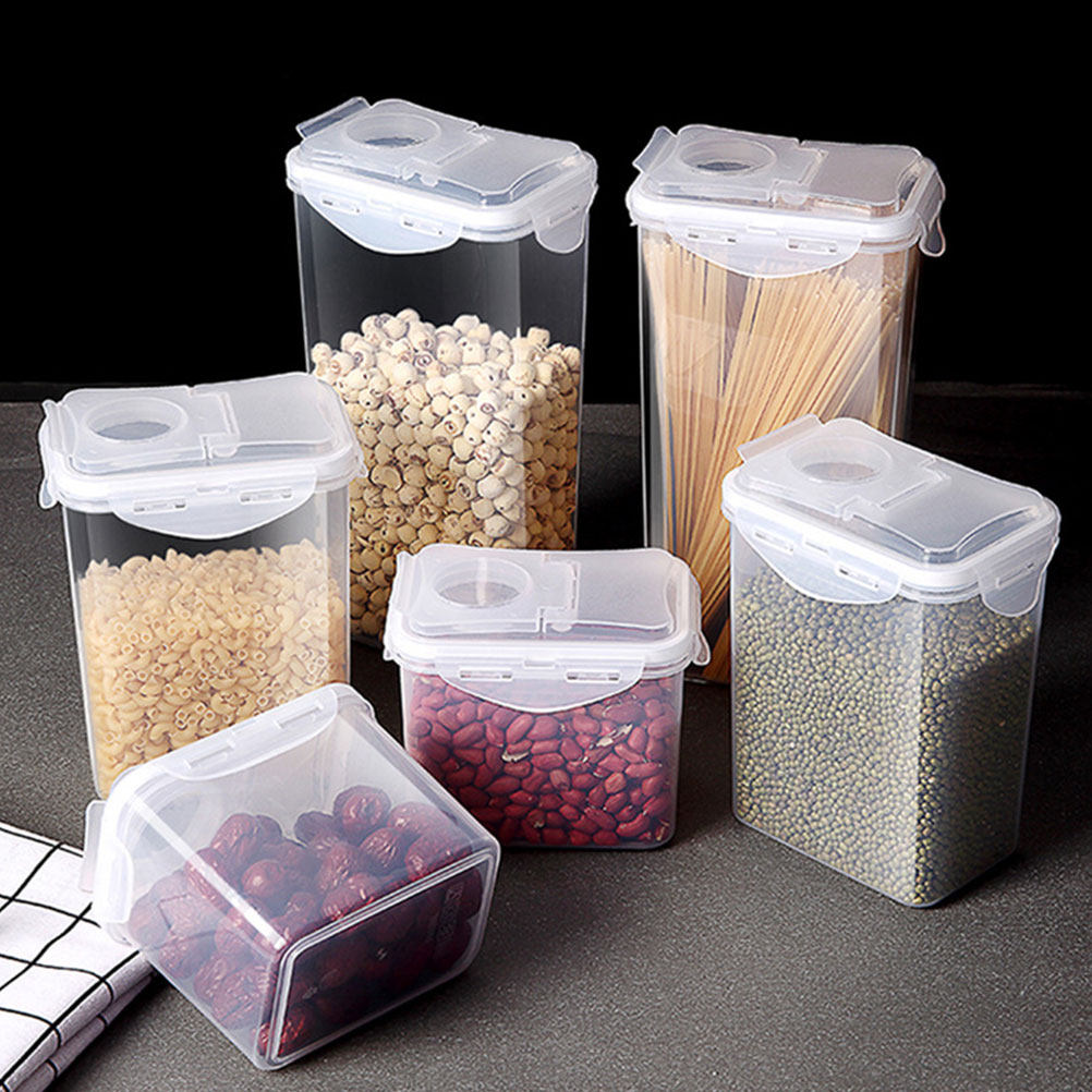 2Pcs Storage Jar Set Plastic A - Dried Fruit ulasan dan harga