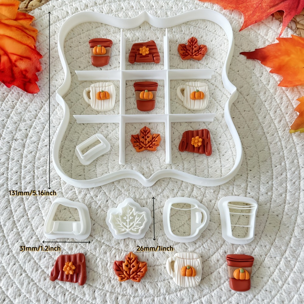 7Pcs Autumn Tic-Tac-Toe Cookie - Cookies Pack ulasan dan harga